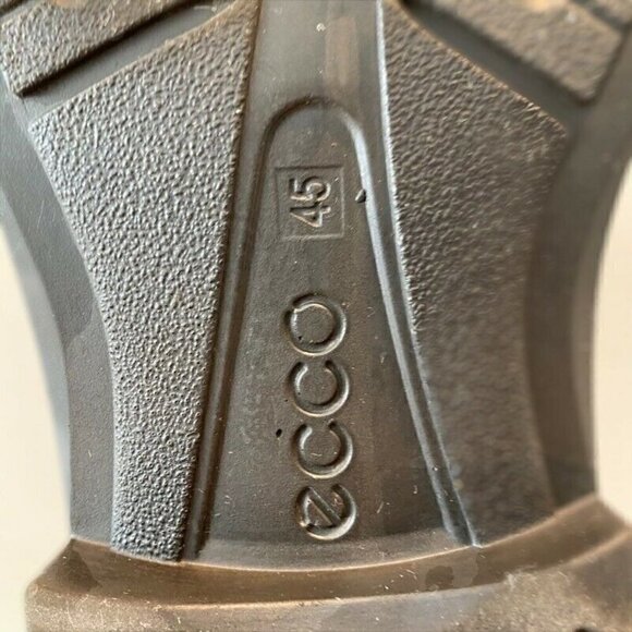 Ecco Mens Oxfords Shoes Brown Leather Lace Up 11 - Picture 8 of 8